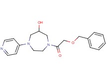 1-[(benzyloxy)acetyl]-4-pyridin-4-yl-1,4-diazepan-6-ol