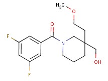 [1-(3,5-difluorobenzoyl)-3-(2-methoxyethyl)-3-piperidinyl]methanol