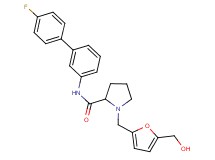 N-(4'-fluoro-3-biphenylyl)-1-{[5-(hydroxymethyl)-2-furyl]methyl}prolinamide