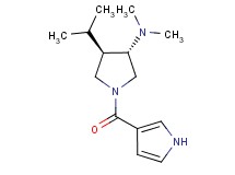 (3S*,4R*)-4-isopropyl-N,N-dimethyl-1-(1H-pyrrol-3-ylcarbonyl)-3-pyrrolidinamine