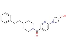 1-(5-{[4-(2-phenylethyl)piperidin-1-yl]carbonyl}pyridin-2-yl)azetidin-3-ol