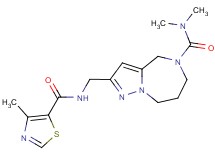 N,N-dimethyl-2-({[(4-methyl-1,3-thiazol-5-yl)carbonyl]amino}methyl)-7,8-dihydro-4H-pyrazolo[1,5-a][1,4]diazepine-5(6H)-carboxamide