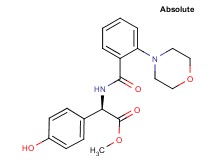 methyl (2R)-(4-hydroxyphenyl)[(2-morpholin-4-ylbenzoyl)amino]acetate