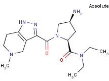 (2S,4S)-4-amino-N,N-diethyl-1-[(5-methyl-4,5,6,7-tetrahydro-1H-pyrazolo[4,3-c]pyridin-3-yl)carbonyl]pyrrolidine-2-carboxamide