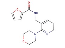 N-{[2-(4-morpholinyl)-3-pyridinyl]methyl}-2-furamide