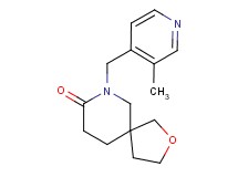 7-[(3-methylpyridin-4-yl)methyl]-2-oxa-7-azaspiro[4.5]decan-8-one