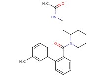 N-(2-{1-[(3'-methyl-2-biphenylyl)carbonyl]-2-piperidinyl}ethyl)acetamide