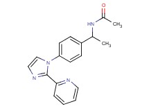 N-{1-[4-(2-pyridin-2-yl-1H-imidazol-1-yl)phenyl]ethyl}acetamide