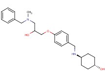 trans-4-[(4-{3-[benzyl(methyl)amino]-2-hydroxypropoxy}benzyl)amino]cyclohexanol
