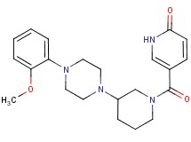 5-({3-[4-(2-methoxyphenyl)-1-piperazinyl]-1-piperidinyl}carbonyl)-2(1H)-pyridinone
