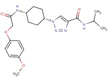 N-isopropyl-1-(cis-4-{[(4-methoxyphenoxy)acetyl]amino}cyclohexyl)-1H-1,2,3-triazole-4-carboxamide
