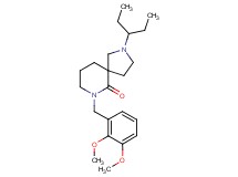7-(2,3-dimethoxybenzyl)-2-(1-ethylpropyl)-2,7-diazaspiro[4.5]decan-6-one