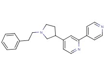 4-[1-(2-phenylethyl)pyrrolidin-3-yl]-2,4'-bipyridine