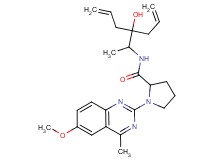 N-(2-allyl-2-hydroxy-1-methyl-4-penten-1-yl)-1-(6-methoxy-4-methyl-2-quinazolinyl)prolinamide