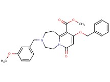 methyl 9-(benzyloxy)-3-(3-methoxybenzyl)-7-oxo-1,2,3,4,5,7-hexahydropyrido[1,2-d][1,4]diazepine-10-carboxylate