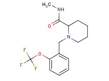 N-methyl-1-[2-(trifluoromethoxy)benzyl]piperidine-2-carboxamide