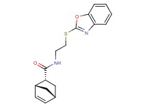 (1R*,2R*,4R*)-N-[2-(1,3-benzoxazol-2-ylthio)ethyl]bicyclo[2.2.1]hept-5-ene-2-carboxamide