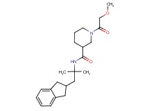 N-[2-(2,3-dihydro-1H-inden-2-yl)-1,1-dimethylethyl]-1-(methoxyacetyl)-3-piperidinecarboxamide