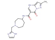 N-[1-(1H-imidazol-2-ylmethyl)-4-azepanyl]-2-methyl-7-oxo-4,7-dihydropyrazolo[1,5-a]pyrimidine-6-carboxamide