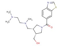 ((3R*,4R*)-1-(1,3-benzothiazol-6-ylcarbonyl)-4-{[[2-(dimethylamino)ethyl](methyl)amino]methyl}pyrrolidin-3-yl)methanol