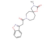 8-(1,2-benzisoxazol-3-ylacetyl)-3-methyl-1-oxa-3,8-diazaspiro[4.6]undecan-2-one