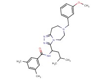 N-{1-[7-(3-methoxybenzyl)-6,7,8,9-tetrahydro-5H-[1,2,4]triazolo[4,3-d][1,4]diazepin-3-yl]-3-methylbutyl}-3,5-dimethylbenzamide