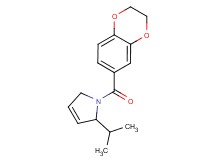 1-(2,3-dihydro-1,4-benzodioxin-6-ylcarbonyl)-2-isopropyl-2,5-dihydro-1H-pyrrole