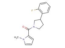 2-{[3-(2-fluorophenyl)-1-pyrrolidinyl]carbonyl}-1-methyl-1H-pyrrole