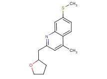 4-methyl-7-(methylthio)-2-(tetrahydrofuran-2-ylmethyl)quinoline