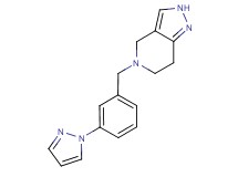 5-[3-(1H-pyrazol-1-yl)benzyl]-4,5,6,7-tetrahydro-2H-pyrazolo[4,3-c]pyridine