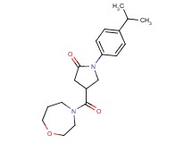 1-(4-isopropylphenyl)-4-(1,4-oxazepan-4-ylcarbonyl)-2-pyrrolidinone