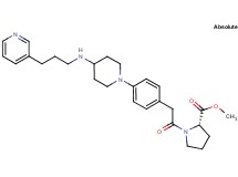 methyl 1-{[4-(4-{[3-(3-pyridinyl)propyl]amino}-1-piperidinyl)phenyl]acetyl}-L-prolinate