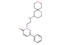 2-[2-(1,9-dioxaspiro[5.5]undec-4-ylamino)ethyl]-6-phenylpyridazin-3(2H)-one