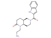 rel-(4aS,8aR)-1-(2-aminoethyl)-6-(1H-indol-2-ylcarbonyl)octahydro-1,6-naphthyridin-2(1H)-one hydrochloride