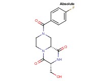 (3R,9aR)-8-(4-fluorobenzoyl)-3-(hydroxymethyl)tetrahydro-2H-pyrazino[1,2-a]pyrazine-1,4(3H,6H)-dione