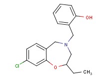 2-[(8-chloro-2-ethyl-2,3-dihydro-1,4-benzoxazepin-4(5H)-yl)methyl]phenol