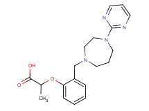 2-{2-[(4-pyrimidin-2-yl-1,4-diazepan-1-yl)methyl]phenoxy}propanoic acid