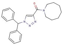 1-{[1-(diphenylmethyl)-1H-1,2,3-triazol-4-yl]carbonyl}azocane