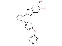 (3aR*,5R*,6S*,7aS*)-2-[1-(4-phenoxyphenyl)-1H-tetrazol-5-yl]octahydro-1H-isoindole-5,6-diol