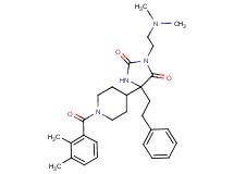 3-[2-(dimethylamino)ethyl]-5-[1-(2,3-dimethylbenzoyl)-4-piperidinyl]-5-(2-phenylethyl)-2,4-imidazolidinedione