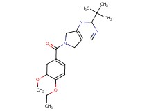 2-tert-butyl-6-(4-ethoxy-3-methoxybenzoyl)-6,7-dihydro-5H-pyrrolo[3,4-d]pyrimidine
