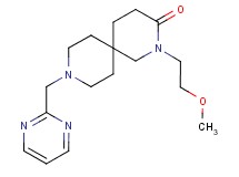 2-(2-methoxyethyl)-9-(pyrimidin-2-ylmethyl)-2,9-diazaspiro[5.5]undecan-3-one