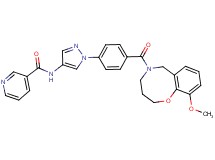 N-(1-{4-[(10-methoxy-3,4-dihydro-2H-1,5-benzoxazocin-5(6H)-yl)carbonyl]phenyl}-1H-pyrazol-4-yl)nicotinamide