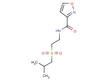 N-[2-(isobutylsulfonyl)ethyl]isoxazole-3-carboxamide