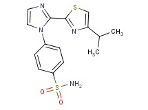 4-[2-(4-isopropyl-1,3-thiazol-2-yl)-1H-imidazol-1-yl]benzenesulfonamide