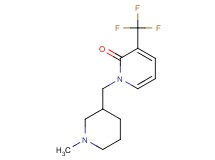 1-[(1-methylpiperidin-3-yl)methyl]-3-(trifluoromethyl)pyridin-2(1H)-one