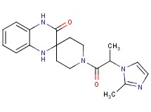 1-[2-(2-methyl-1H-imidazol-1-yl)propanoyl]-1',4'-dihydro-3'H-spiro[piperidine-4,2'-quinoxalin]-3'-one