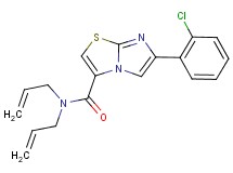 N,N-diallyl-6-(2-chlorophenyl)imidazo[2,1-b][1,3]thiazole-3-carboxamide
