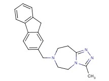 7-(9H-fluoren-2-ylmethyl)-3-methyl-6,7,8,9-tetrahydro-5H-[1,2,4]triazolo[4,3-d][1,4]diazepine