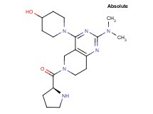 1-[2-(dimethylamino)-6-L-prolyl-5,6,7,8-tetrahydropyrido[4,3-d]pyrimidin-4-yl]-4-piperidinol dihydrochloride